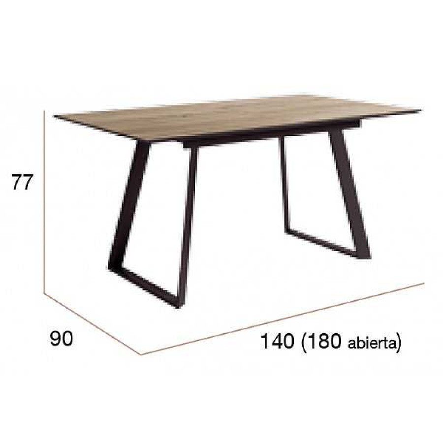 Mesas Y Sillas Muebles1Click | Mesa Extensible Timor 140