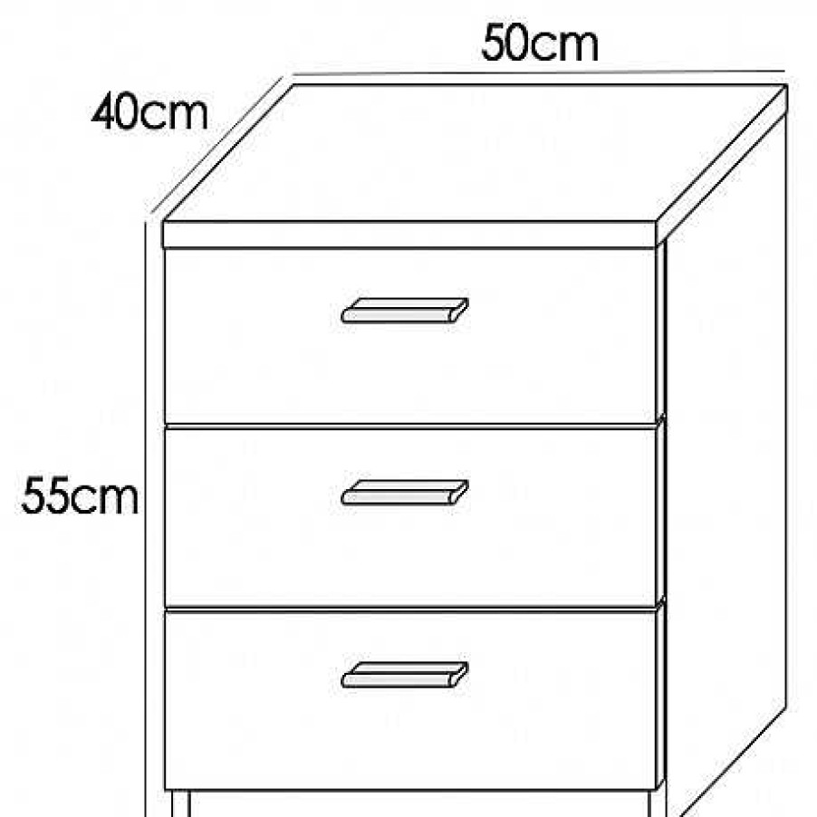 Dormitorios Muebles1Click | Cabecero Y Mesitas Monika