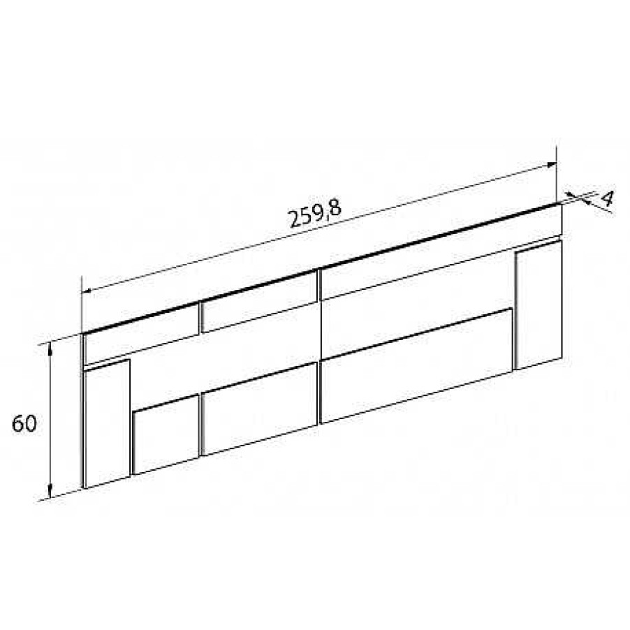 Dormitorios Muebles1Click | Cabecero Leds Modelo Rambla