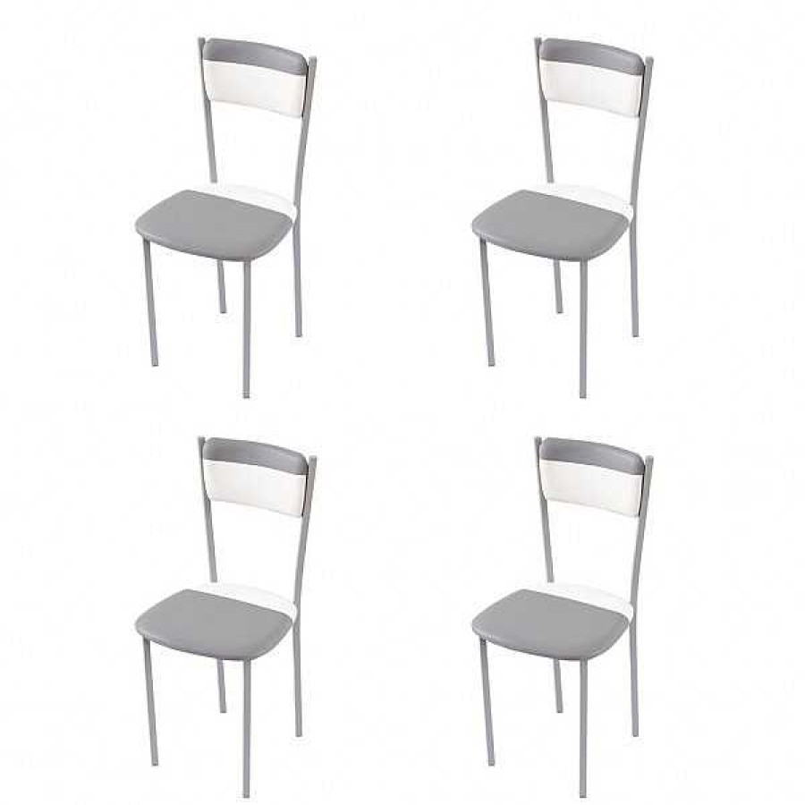 Mesas Y Sillas Muebles1Click | Pack De 4 Sillas Sarin