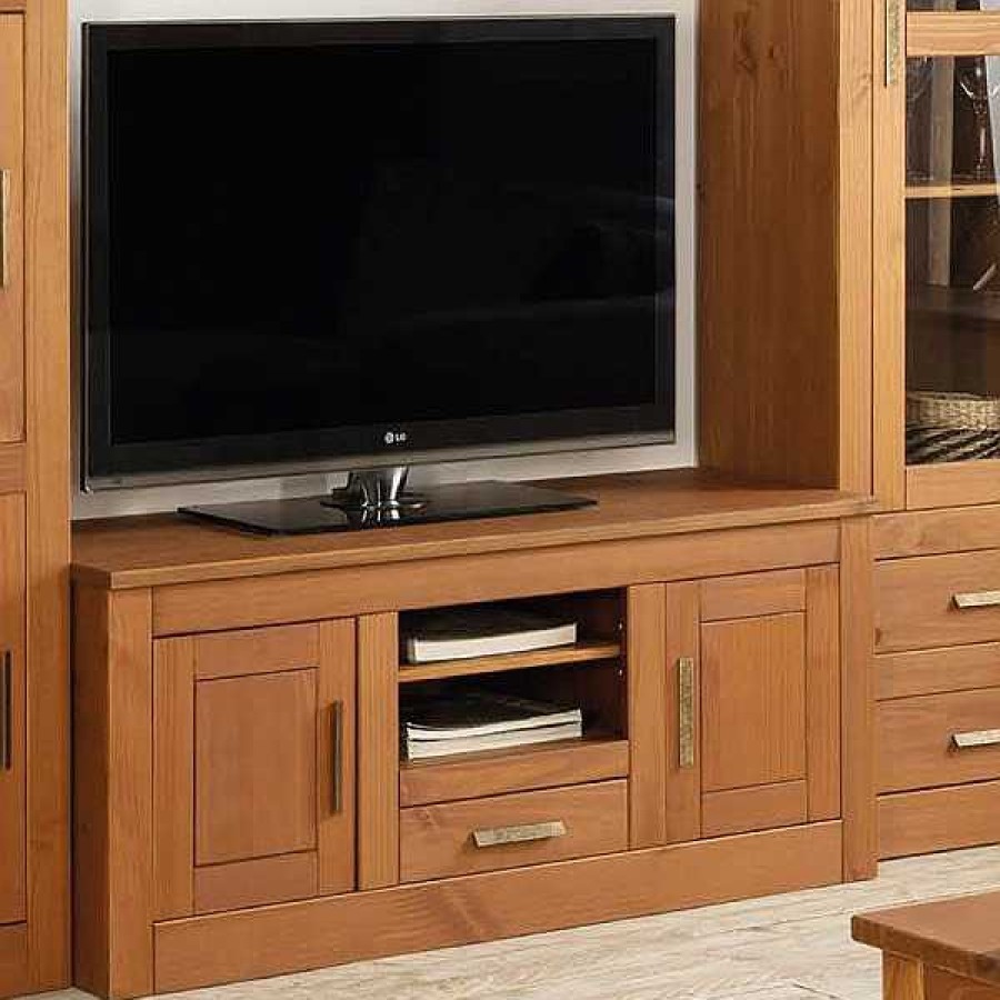 Salones Muebles1Click | Bajo Tv Madera Dakota