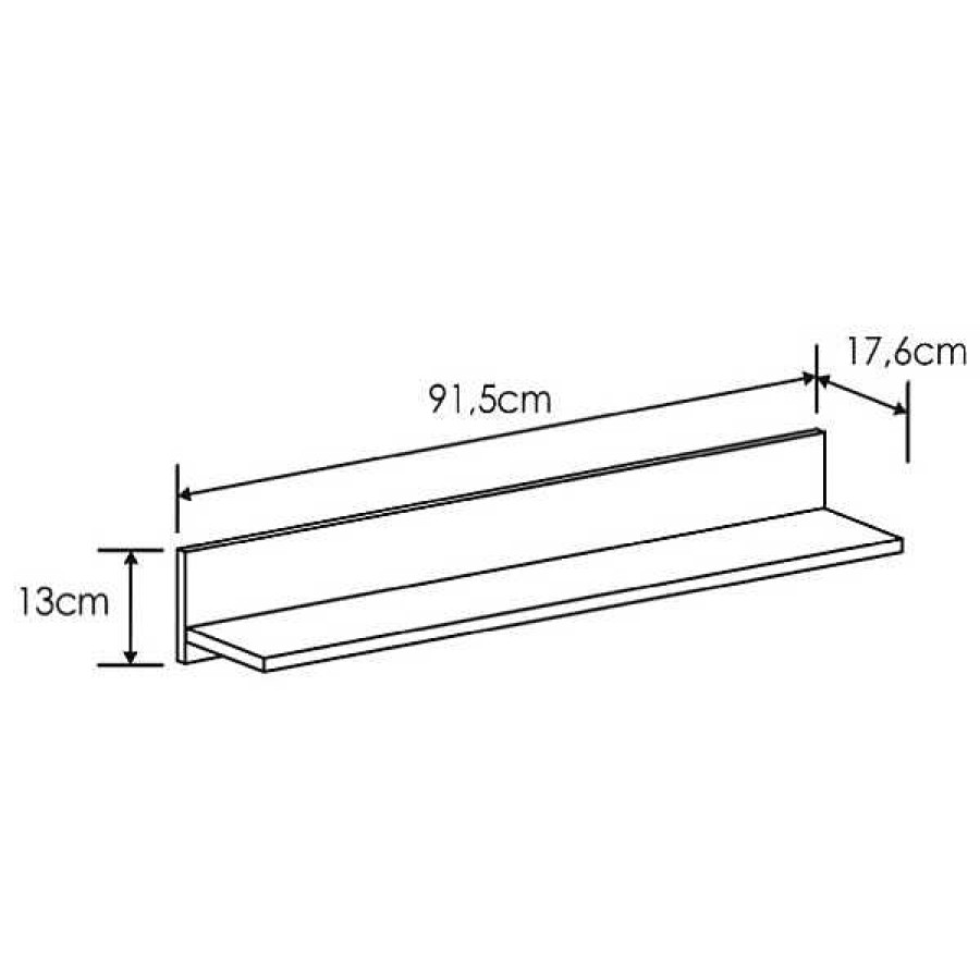 Salones Muebles1Click | Sal N Soto N18 Blanco - Roble