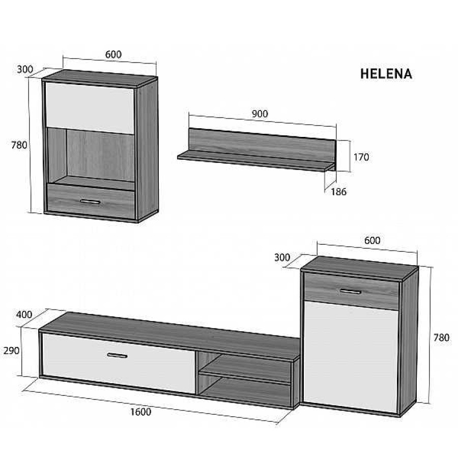 Salones Muebles1Click | Composici N Nica Helena