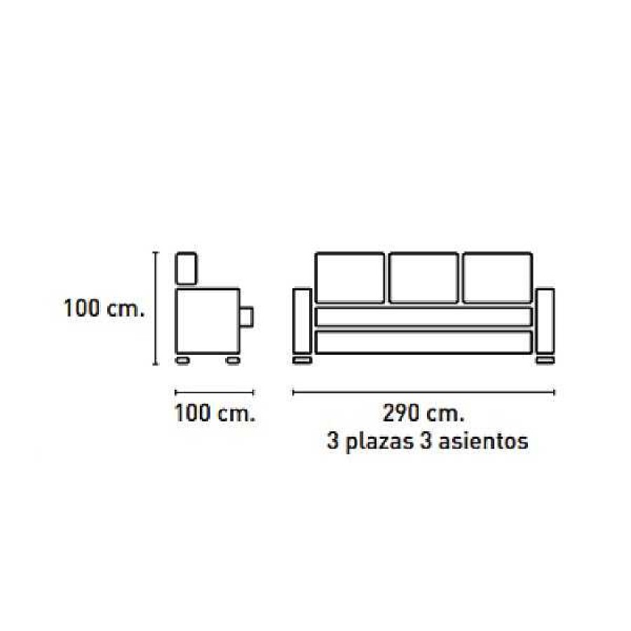 Sof S Muebles1Click | Sofa 3 Plazas 3 Asientos Robert Camel *Ultima Unidad*