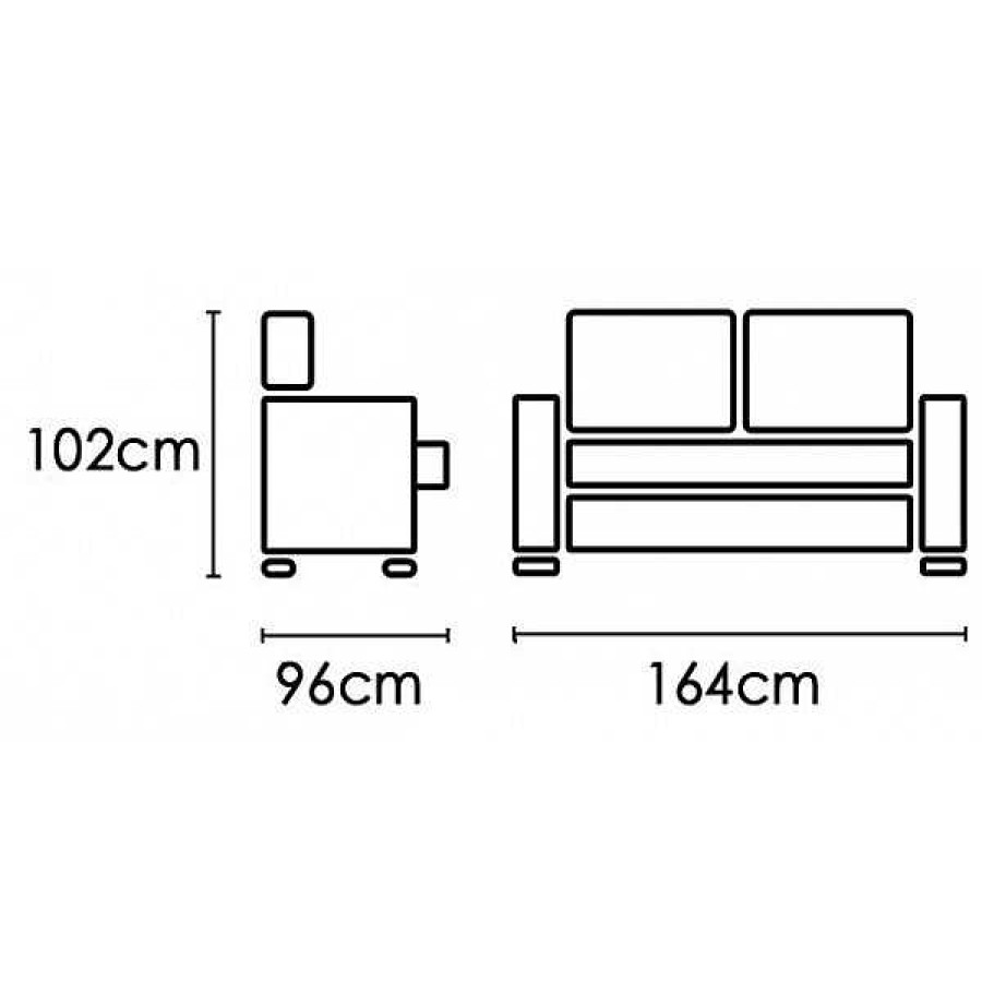 Sof S Muebles1Click | Sof Relax 2P Menfis