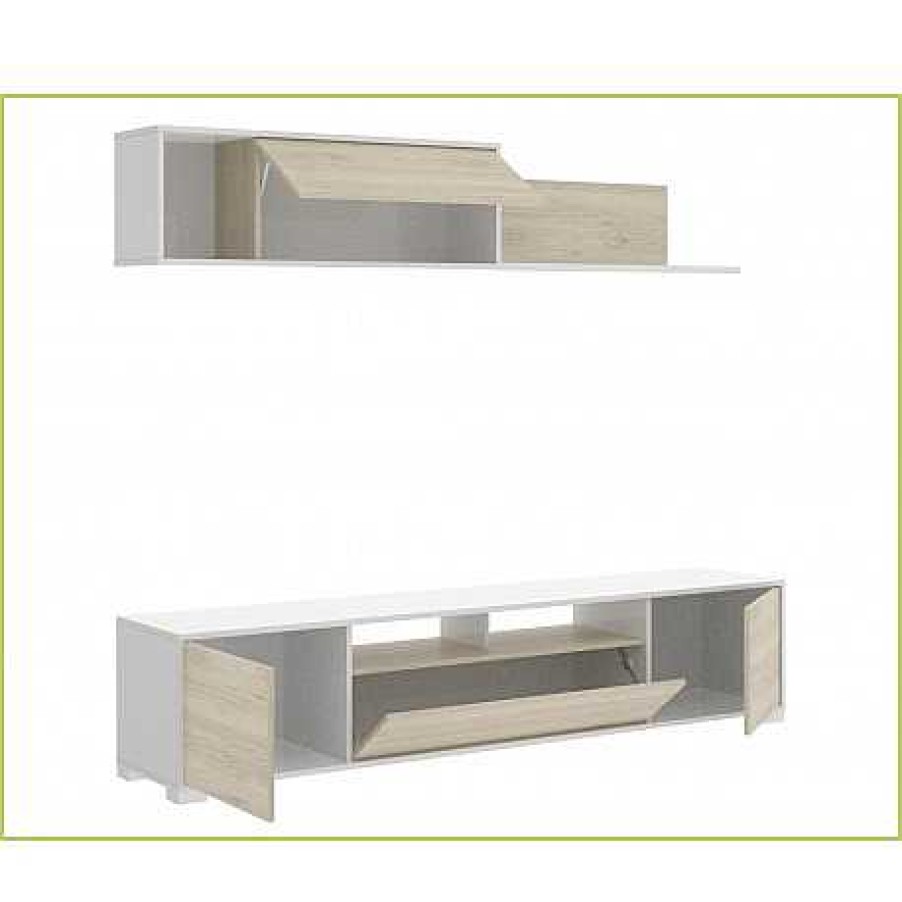 Salones Muebles1Click | Sal N Ken Blanco Natural