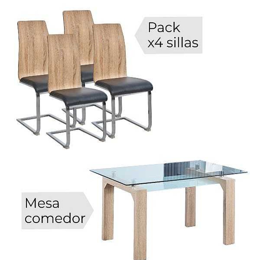 Mesas Y Sillas Muebles1Click | Conjunto Sensei