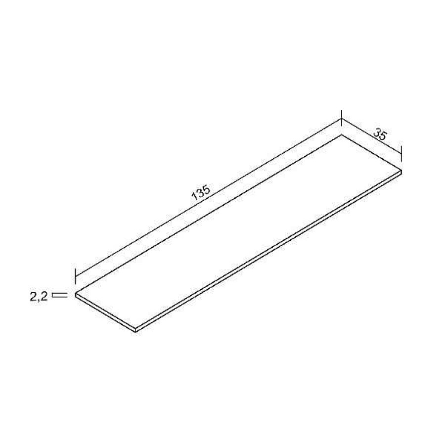 Auxiliares Muebles1Click | Encimera 135Cm Italia