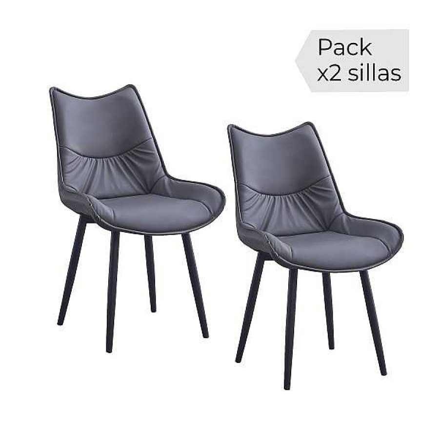 Mesas Y Sillas Muebles1Click | Juego De 2 Sillas Calista