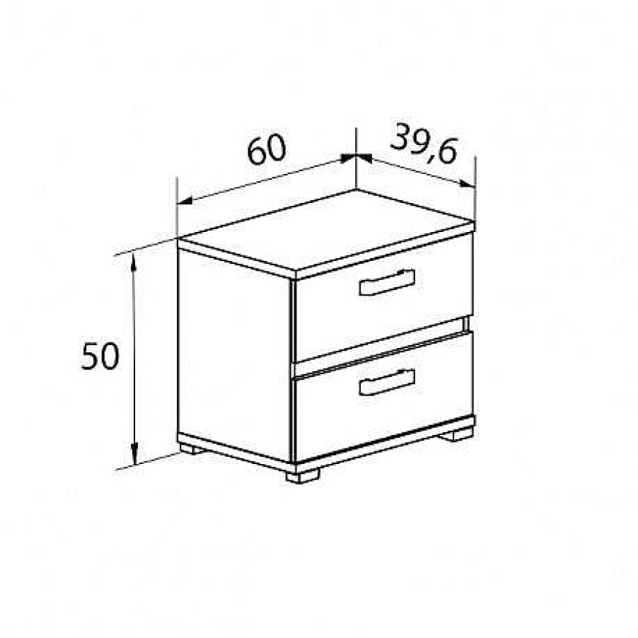 Dormitorios Muebles1Click | Cabecero Leds Y Mesitas Cabra