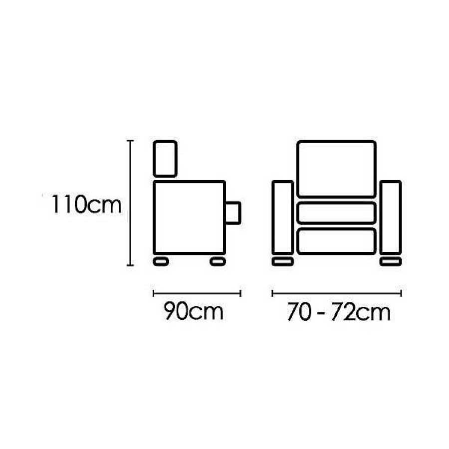 Sof S Muebles1Click | Butaca Relax 11 Express Ares Beige