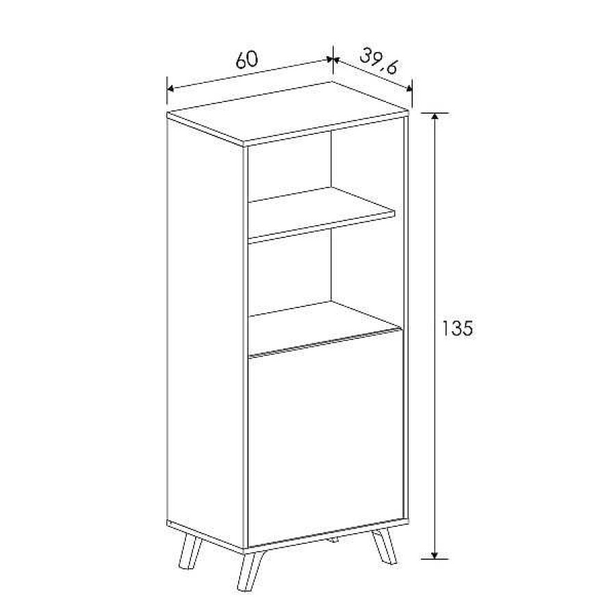 Salones Muebles1Click | Sal N Soto Completo N19 Blanco - Roble