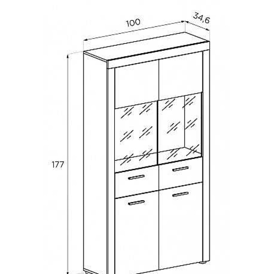 Salones Muebles1Click | Composici N 235Cm. Texas 02