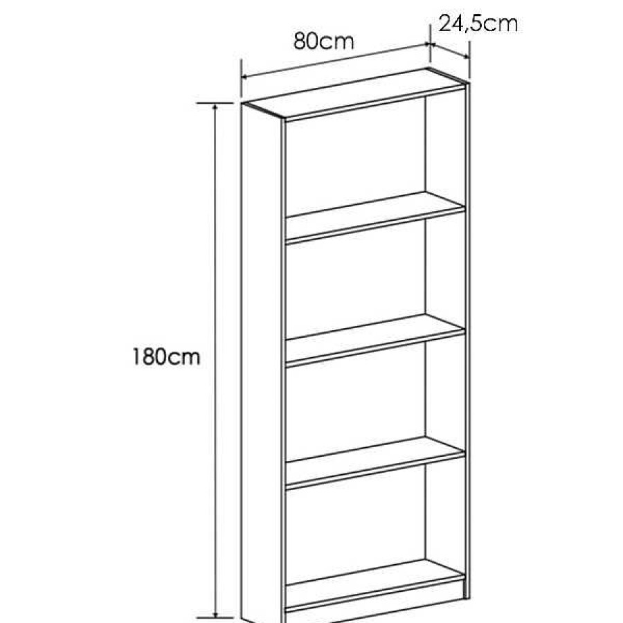 Auxiliares Muebles1Click | Estanter A 4 Baldas Aura