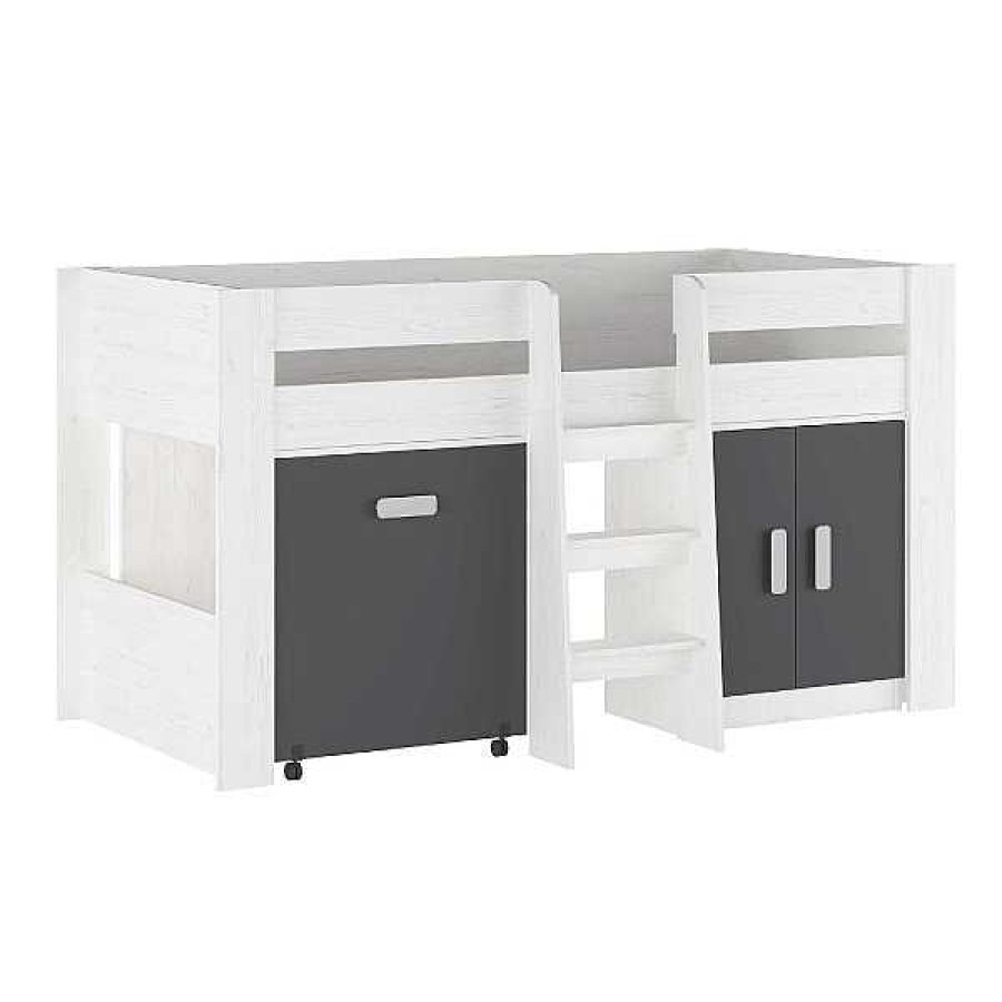 Juveniles Muebles1Click | Cama Block Con Mesa Estudio Donald