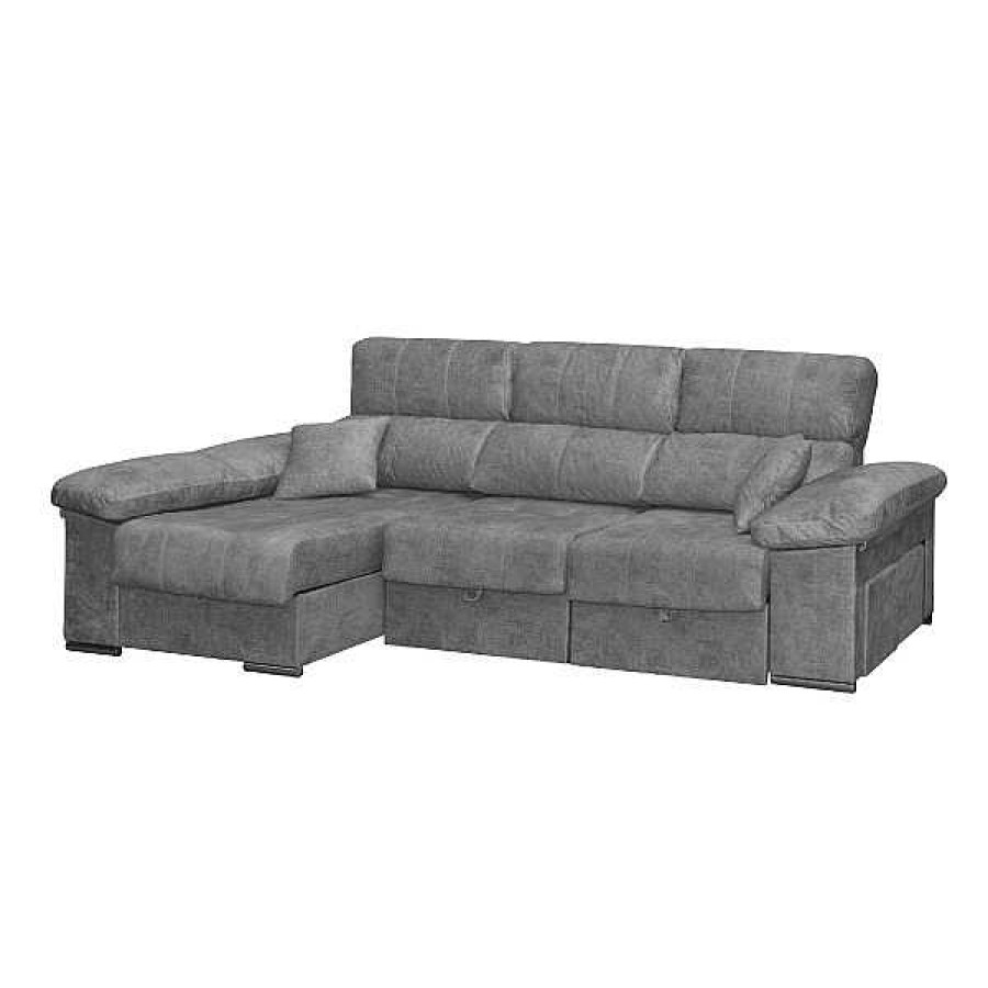 Sof S Muebles1Click | Chaiselongue Roma Express Cemento