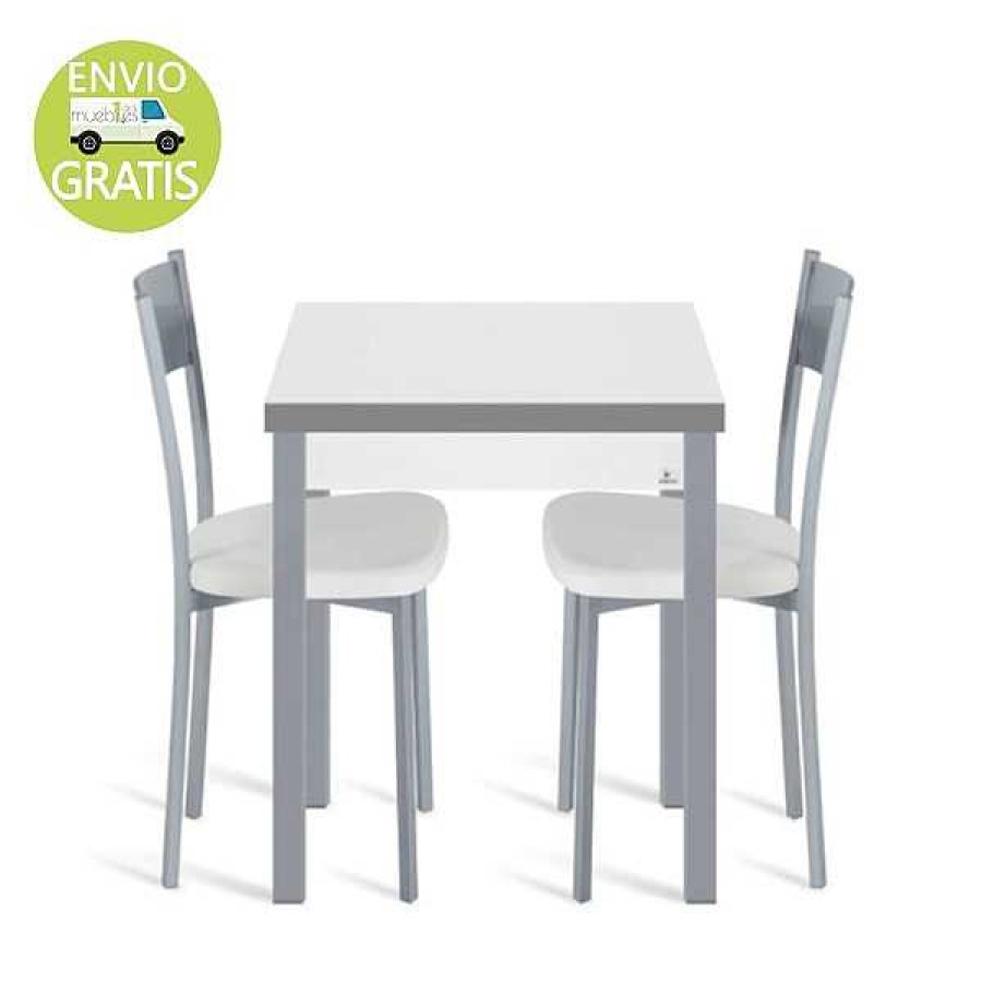 Mesas Y Sillas Muebles1Click | Conjunto Galante 65Cm