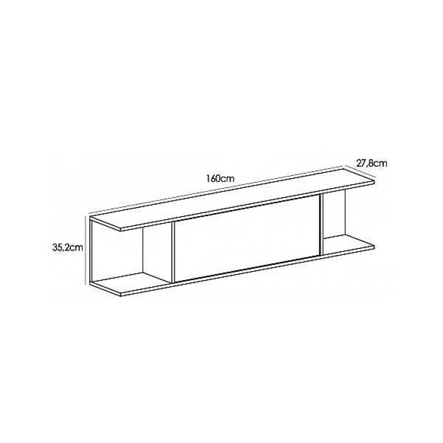 Salones Muebles1Click | Sal N Soto N23 Blanco-Roble