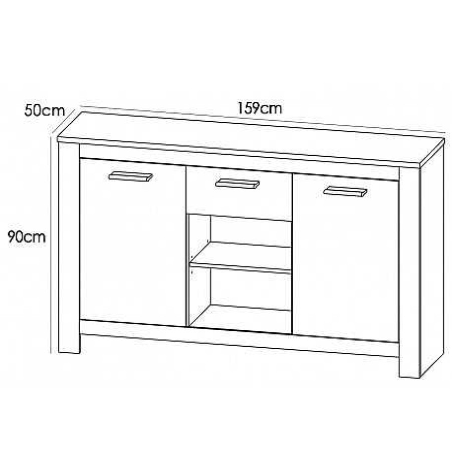 Auxiliares Muebles1Click | Aparador Frida