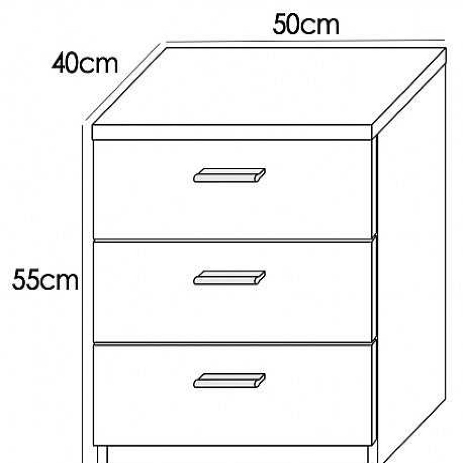 Dormitorios Muebles1Click | Mesita Monika