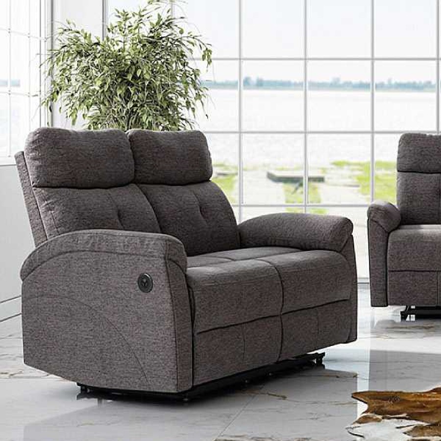 Sof S Muebles1Click | Sof 2 Plazas Relax El Ctrico Zoe