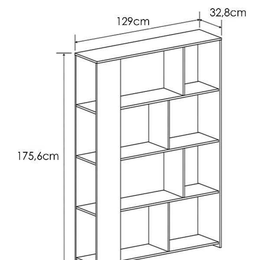 Auxiliares Muebles1Click | Estanter A 129Cm Aura