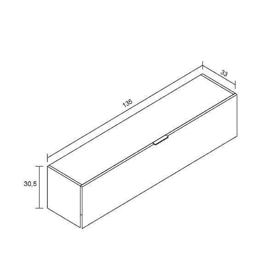 Auxiliares Muebles1Click | Bajo 1P. Horizontal Italia135Cm