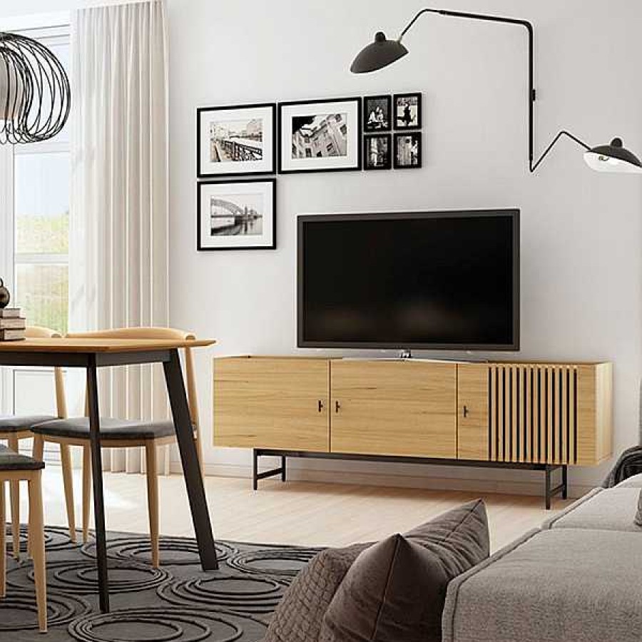 Salones Muebles1Click | Bajo Tv 3P Samurai