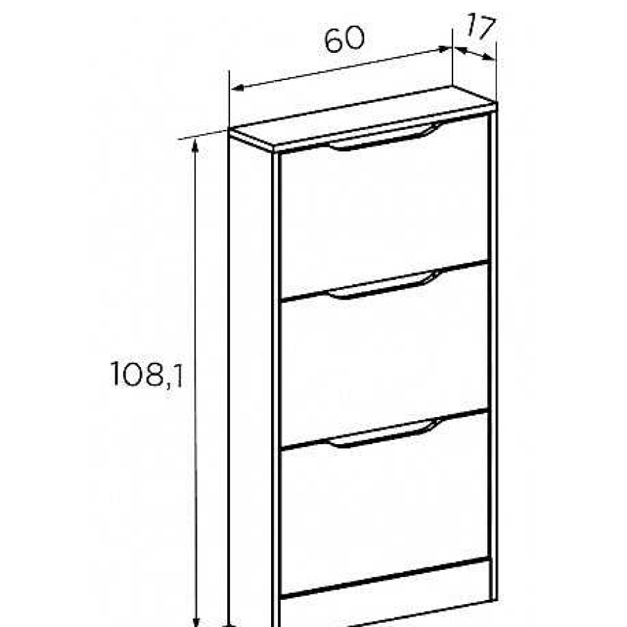 Auxiliares Muebles1Click | Zapatero 3 Puertas Champions