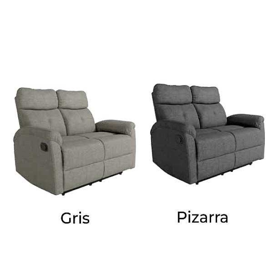 Sof S Muebles1Click | Sof 2 Plazas Relax Manual Zoe