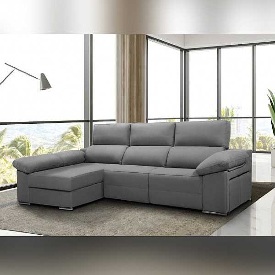 Sof S Muebles1Click | Chaiselongue Relax Motorizado Dubl N