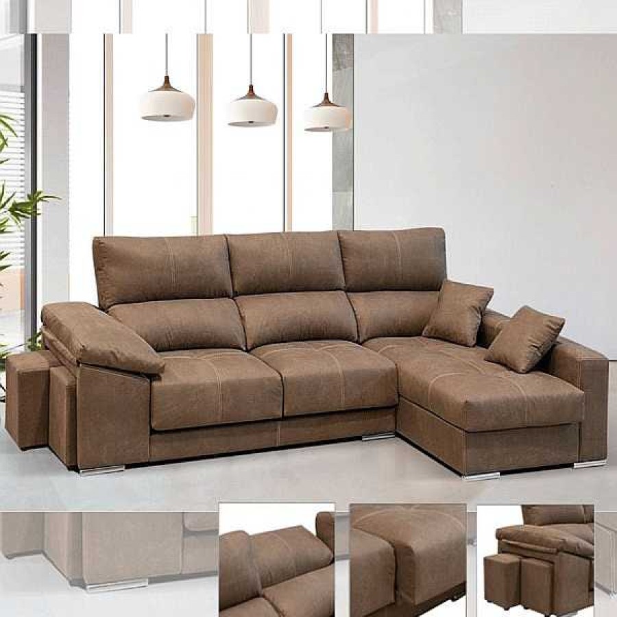 Sof S Muebles1Click | Chaiselongue Tolus 255Cm