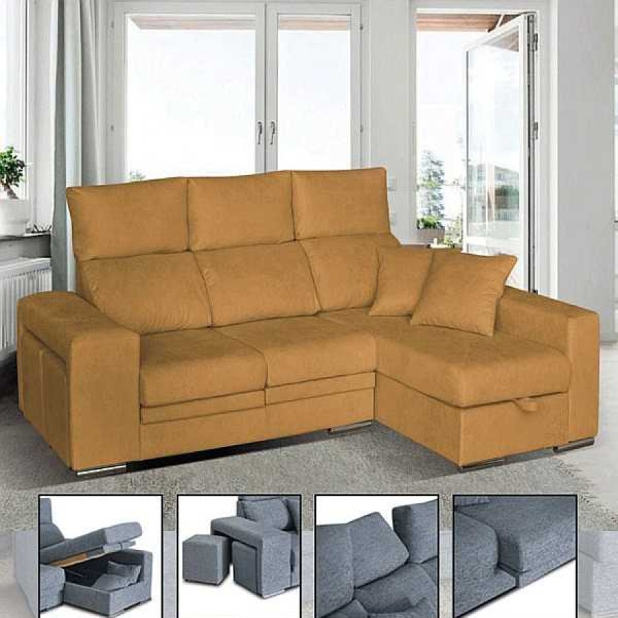 Sof S Muebles1Click | Chaiselongue Tadis 230Cm