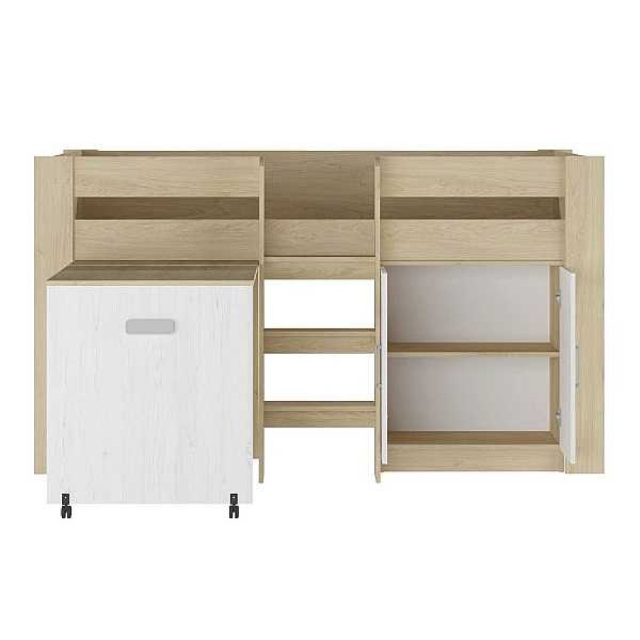 Juveniles Muebles1Click | Cama Block Con Mesa Estudio Donald