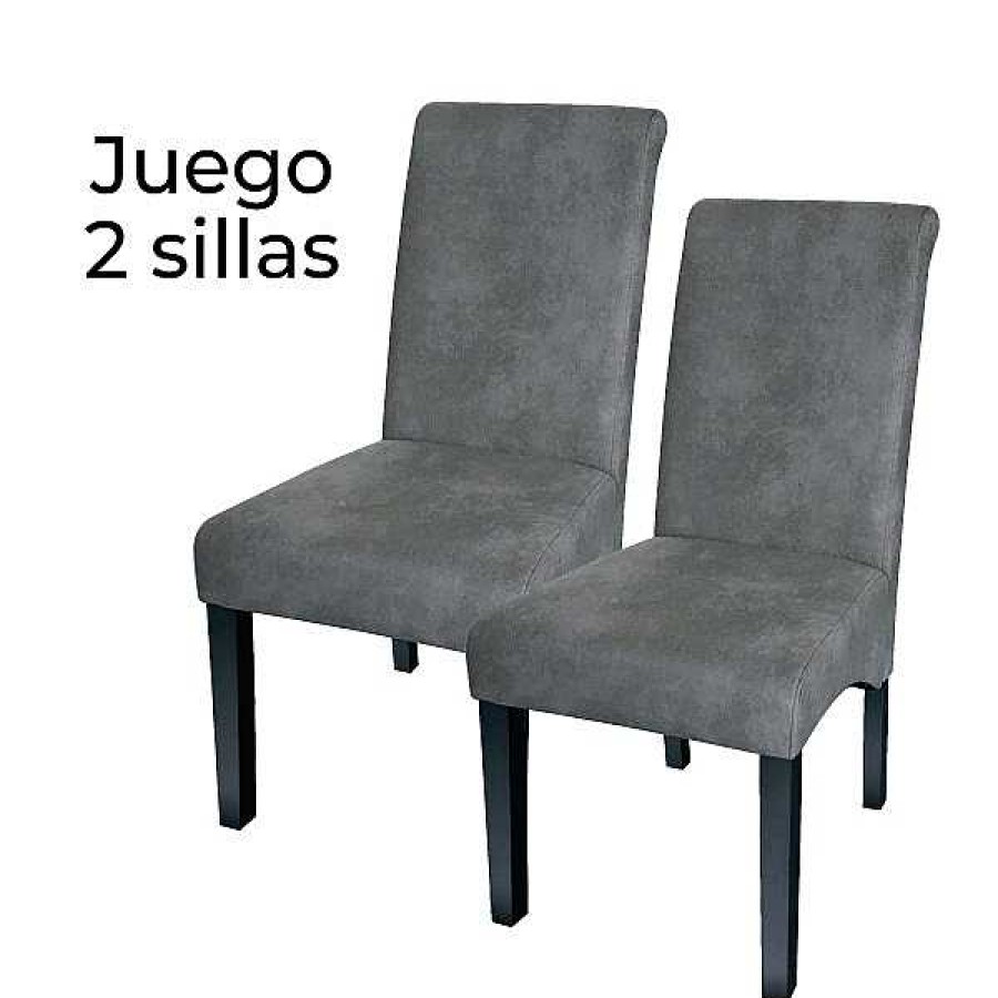 Mesas Y Sillas Muebles1Click | Juego De 2 Sillas Lisboa