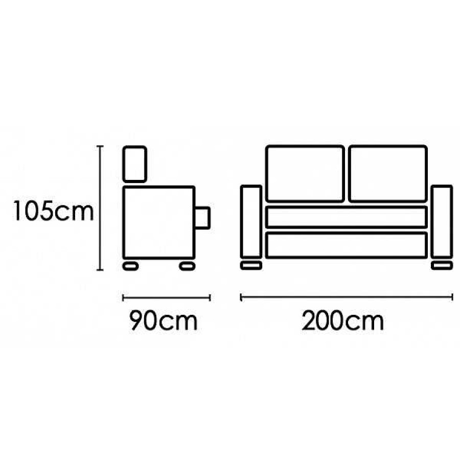 Sof S Muebles1Click | Sof 3 Plazas Faro