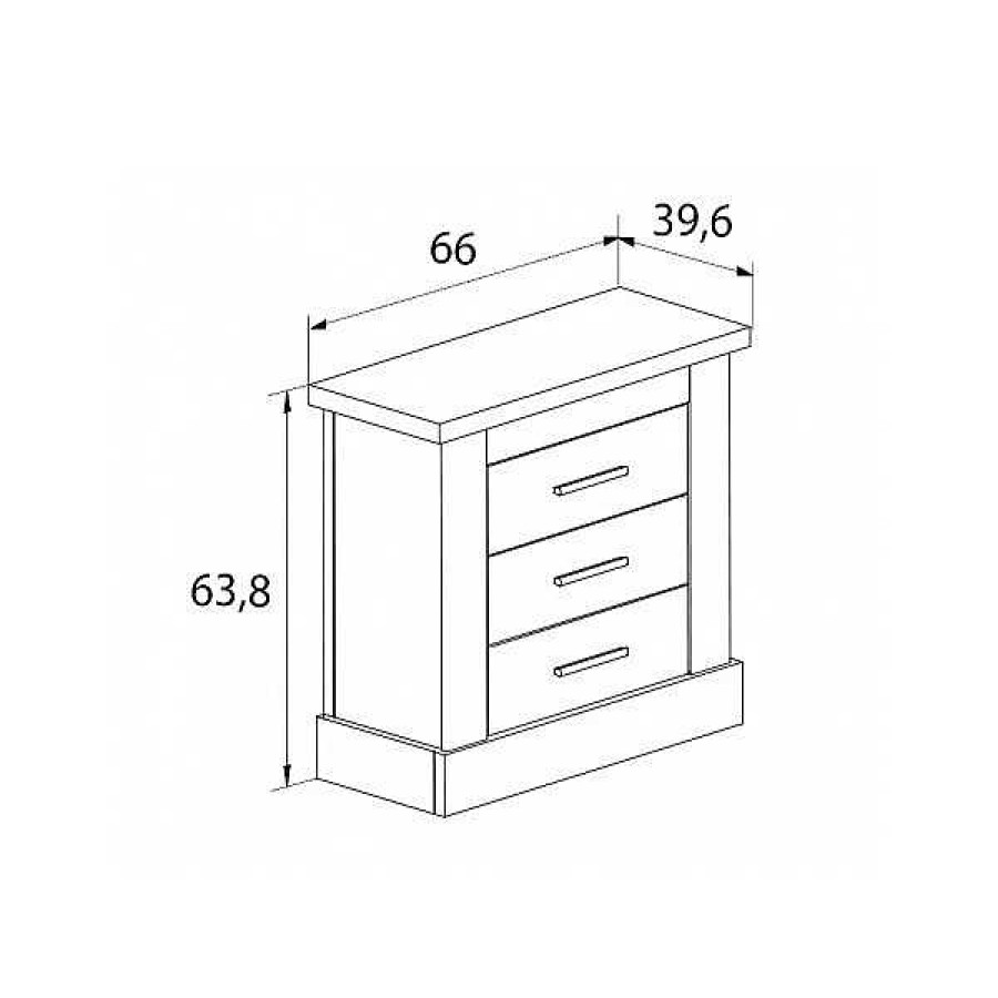 Dormitorios Muebles1Click | Dormitorio Chell N Cambria-Blanco 13