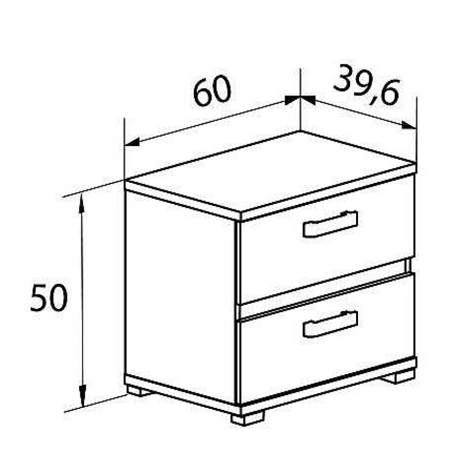 Dormitorios Muebles1Click | Cabecero Leds Y Mesitas Priego