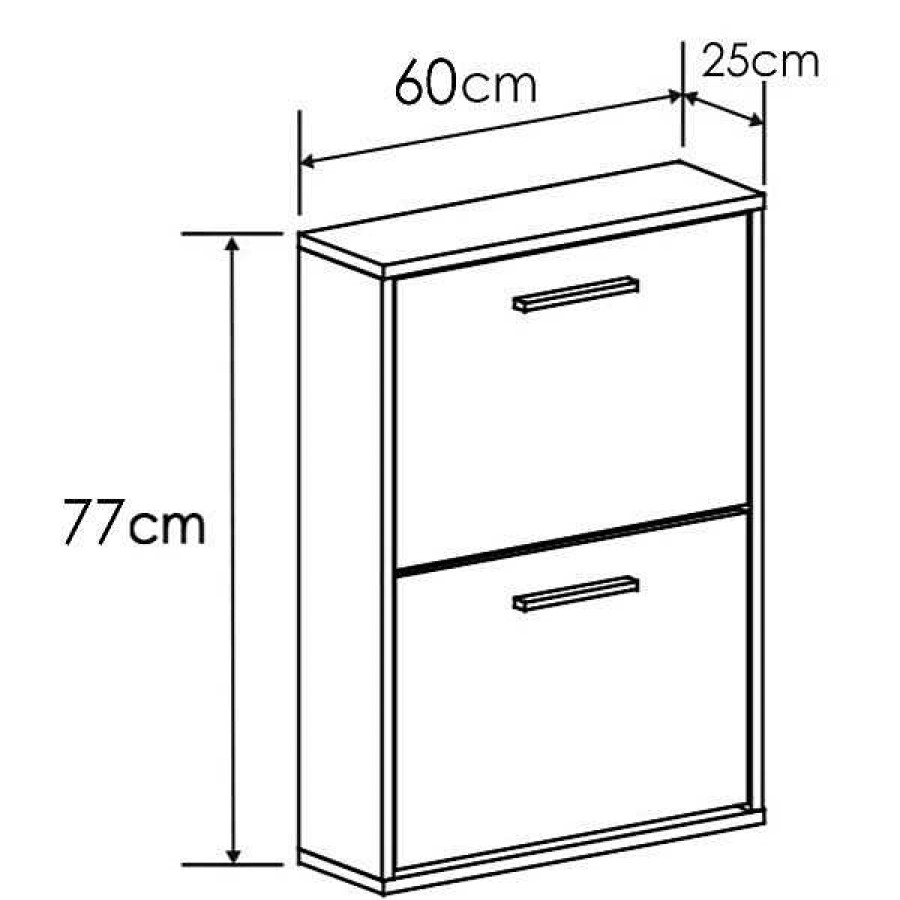 Auxiliares Muebles1Click | Zapatero 2P Aura