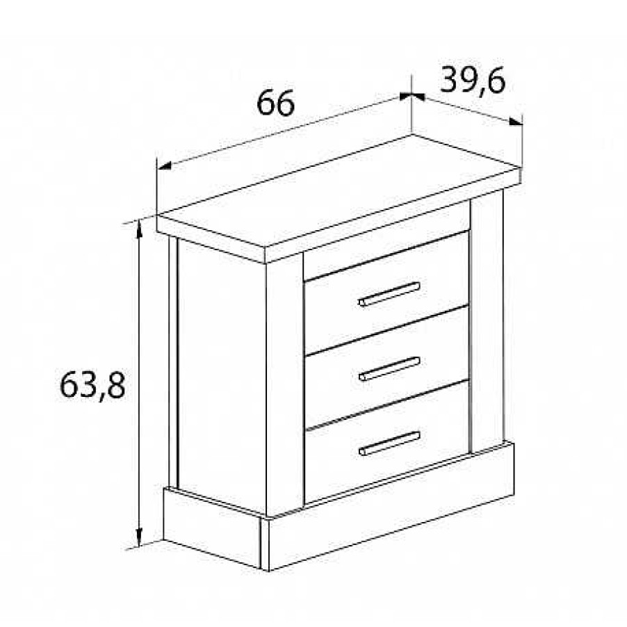 Dormitorios Muebles1Click | Cabecero + Mesitas Chell N Ca N