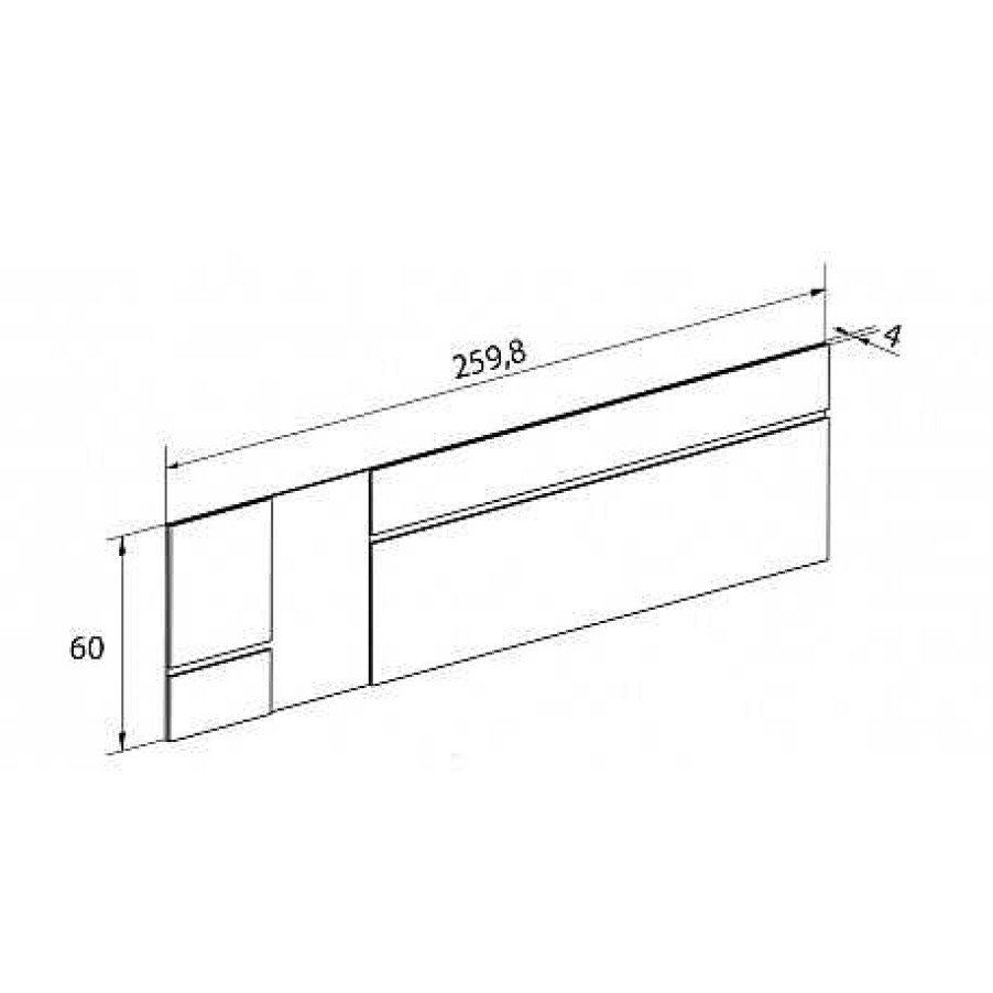 Dormitorios Muebles1Click | Cabecero Leds Y Mesitas Cabra