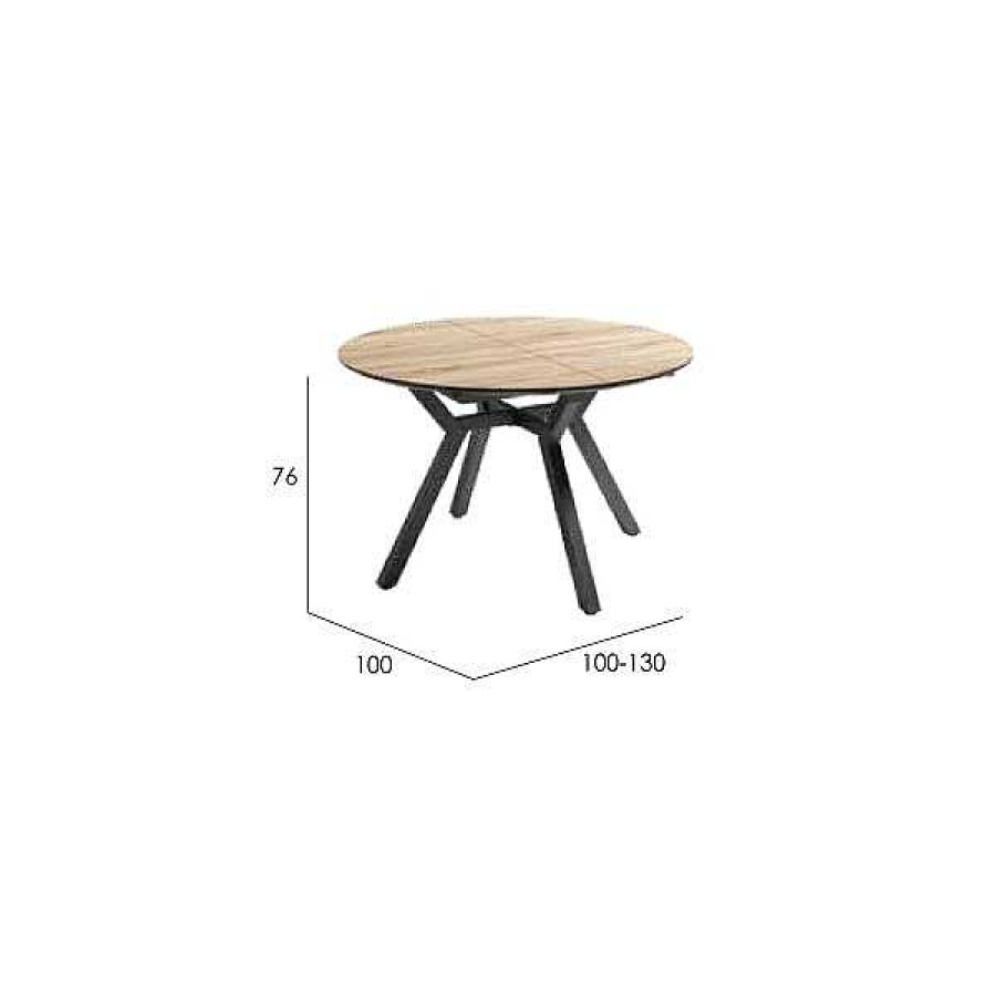 Mesas Y Sillas Muebles1Click | Mesa Comedor Extensible Cant Brico 100