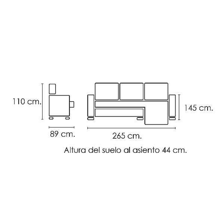 Sof S Muebles1Click | Rinconera Cama Goya