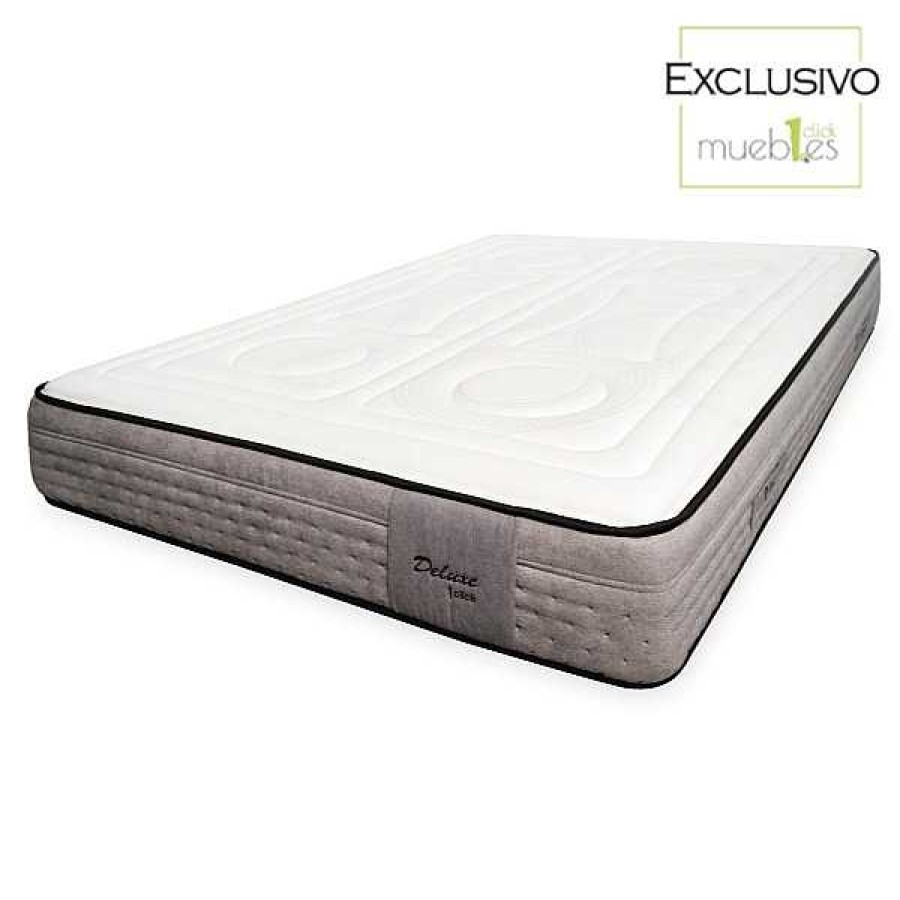 Descanso Muebles1Click | Colch N Muelle + Visco Deluxe